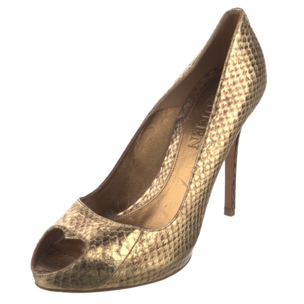 Alexander McQueen Heart Peeptoe heels shoes